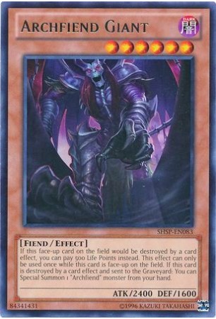 Archfiend Giant - SHSP-EN083 - Rare