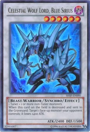 Celestial Wolf Lord, Blue Sirius - SHSP-EN090 - Ultra Rare