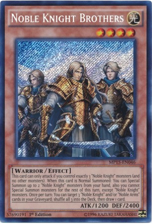 Noble Knight Brothers - MP15-EN046 - Secret Rare