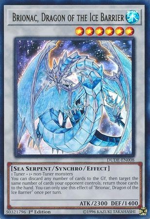 遊戯王 Brionac, Dragon of the Ice Barrier Brionac, Dragon of the Ice Barrier - DUDE-EN008 - Ultra Rare