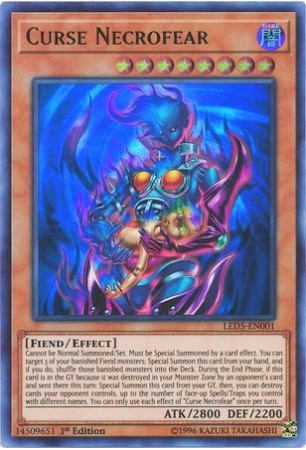 Curse Necrofear - LED5-EN001 - Ultra Rare