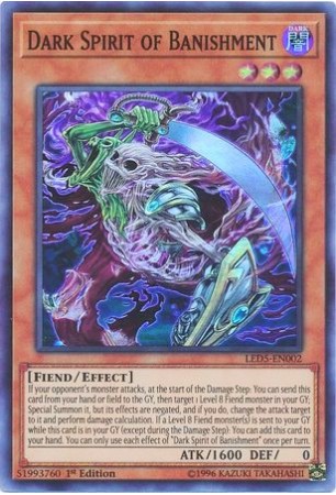 Dark Spirit of Banishment - LED5-EN002 - Super Rare