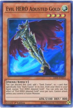 Evil HERO Adusted Gold - LED5-EN013 - Ultra Rare