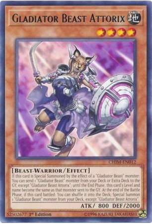 Gladiator Beast Attorix - CHIM-EN012 - Rare