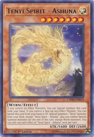 遊戯王：【PSA 9】Tenyi Spirit - Ashuna： EU版 Tenyi Spirit - Ashuna - CHIM-EN019 - Rare - Duelshop