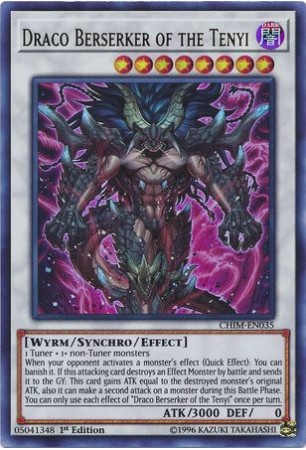 Draco Berserker of the Tenyi - CHIM-EN035 - Ultra Rare