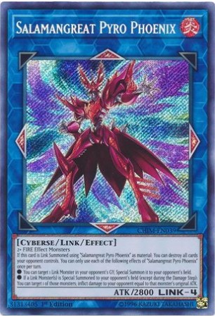 Salamangreat Pyro Phoenix - CHIM-EN039 - Secret Rare