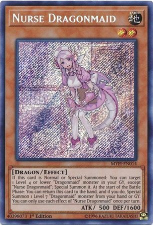 Nurse Dragonmaid - MYFI-EN014 - Secret Rare