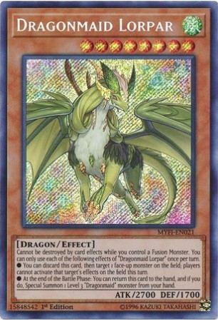 Dragonmaid Lorpar - MYFI-EN021 - Secret Rare
