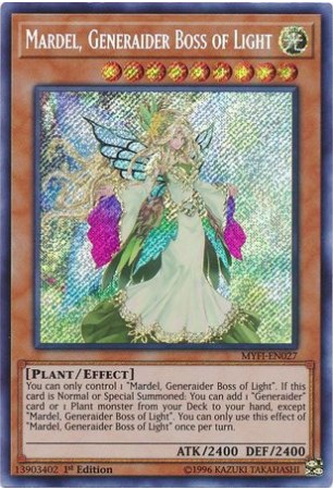 Mardel, Generaider Boss of Light - MYFI-EN027 - Secret Rare