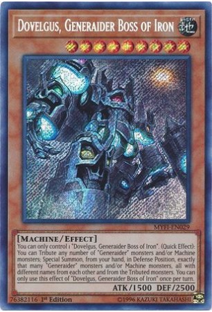 Dovelgus, Generaider Boss of Iron - MYFI-EN029 - Secret Rare