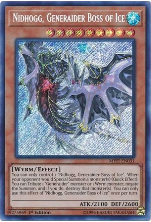 Nidhogg, Generaider Boss of Ice - MYFI-EN031 - Secret Rare