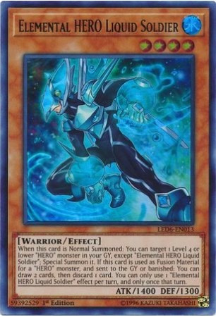 Elemental HERO Liquid Soldier - LED6-EN013 - Ultra Rare