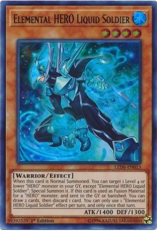 Elemental HERO Liquid Soldier - LED6-EN013 - Ultra Rare