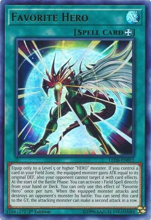 Favorite Hero - LED6-EN015 - Ultra Rare - Duelshop