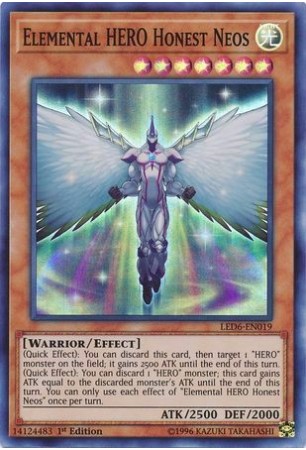 Elemental HERO Honest Neos - LED6-EN019 - Super Rare