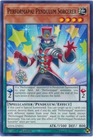 Performapal Pendulum Sorcerer - LED6-EN051 - Common