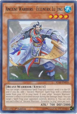 Ancient Warriors - Eccentric Lu Jing - IGAS-EN010 - Rare