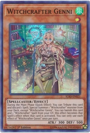 Witchcrafter Genni - IGAS-EN021 - Super Rare