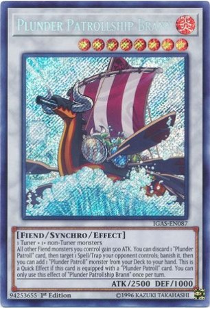 Plunder Patrollship Brann - IGAS-EN087 - Secret Rare