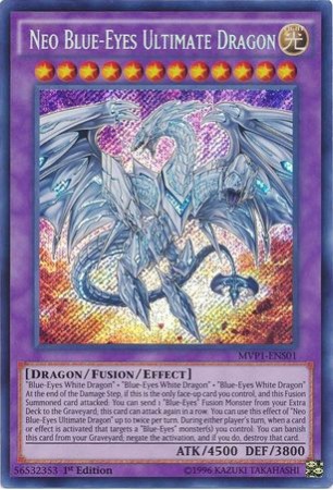 Neo Blue-Eyes Ultimate Dragon - MVP1-ENS01 - Secret Rare