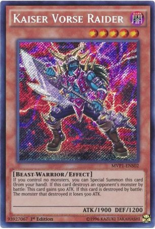 Kaiser Vorse Raider - MVP1-ENS02 - Secret Rare