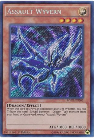 Assault Wyvern - MVP1-ENS03 - Secret Rare