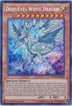 Deep-Eyes White Dragon - MVP1-ENS05 - Secret Rare