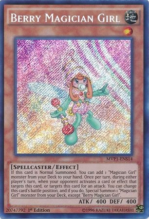 Berry Magician Girl - MVP1-ENS14 - Secret Rare