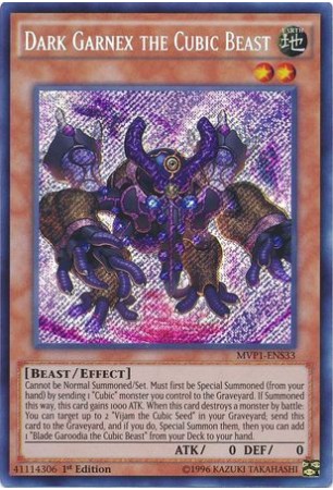 Dark Garnex the Cubic Beast - MVP1-ENS33 - Secret Rare