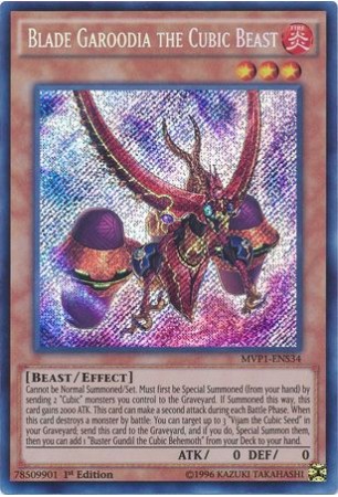 Blade Garoodia the Cubic Beast - MVP1-ENS34 - Secret Rare