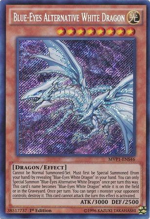 Blue-Eyes Alternative White Dragon - MVP1-ENS46 - Secret Rare