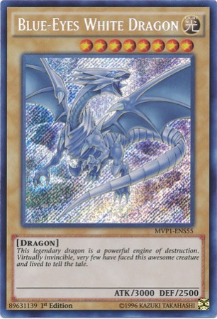 Blue-Eyes White Dragon - MVP1-ENS55 - Secret Rare