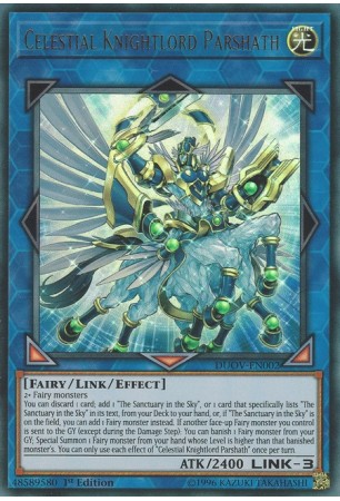 Celestial Knightlord Parshath - DUOV-EN002 - Ultra Rare