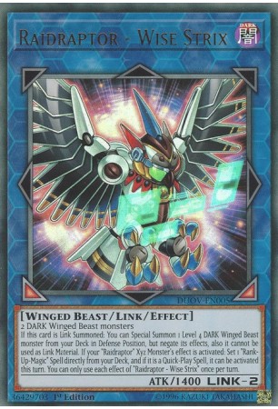 Raidraptor - Wise Strix- DUOV-EN005 - Ultra Rare