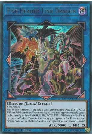 Five-Headed Link Dragon - DUOV-EN007 - Ultra Rare