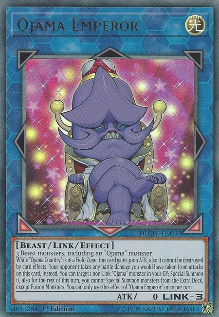Ojama Emperor - DUOV-EN033 - Ultra Rare - Duelshop