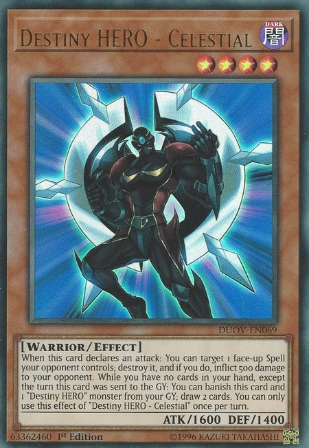 Destiny HERO - Celestial - DUOV-EN069 - Ultra Rare - Duelshop