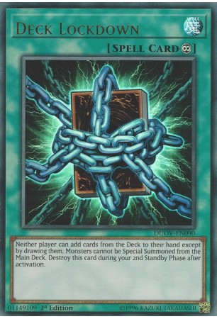 Deck Lockdown - DUOV-EN090 - Ultra Rare