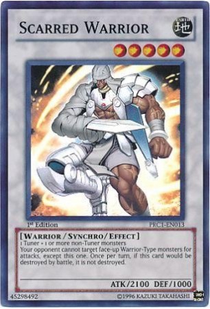 Scarred Warrior - PRC1-EN013 - Super Rare