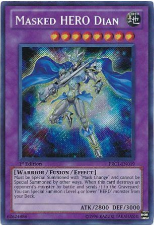 Masked HERO Dian - PRC1-EN019 - Secret Rare