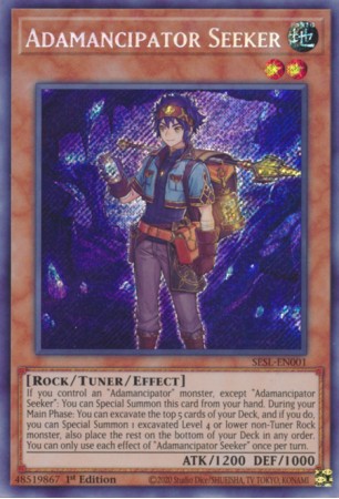 Adamancipator Seeker - SESL-EN001 - Secret Rare