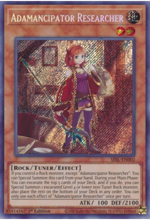 Adamancipator Researcher - SESL-EN002 - Secret Rare
