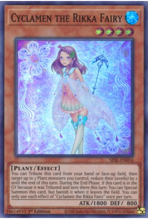 Cyclamen the Rikka Fairy - SESL-EN016 - Super Rare