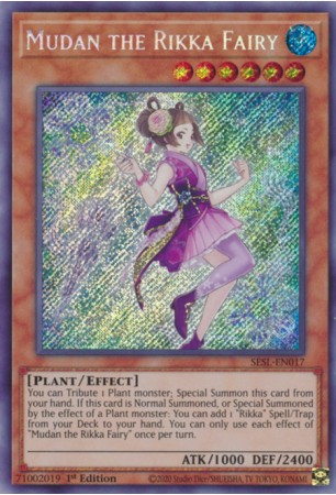 Mudan the Rikka Fairy - SESL-EN017 - Secret Rare