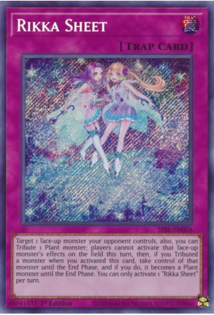 Rikka Sheet - SESL-EN026 - Secret Rare