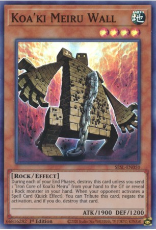 Golem de Sable Koa'ki Meiru - SESL-FR049 - Carte Yu-Gi-Oh! Super