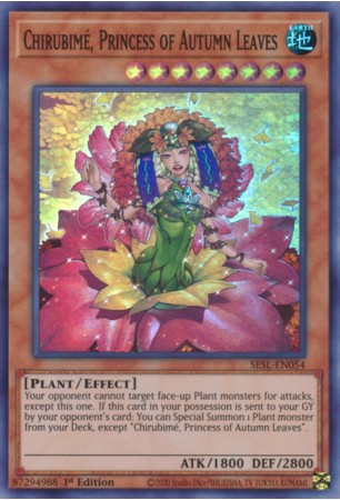 Chirubimé, Princess of Autumn Leaves - SESL-EN054 - Super Rare