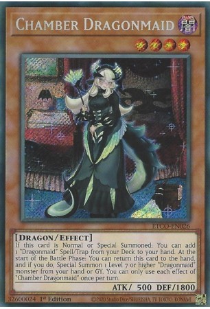 Chamber Dragonmaid - ETCO-EN026 - Secret Rare