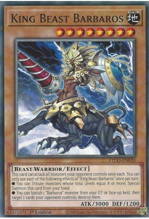 King Beast Barbaros - Sarama - ETCO-EN030 - Common